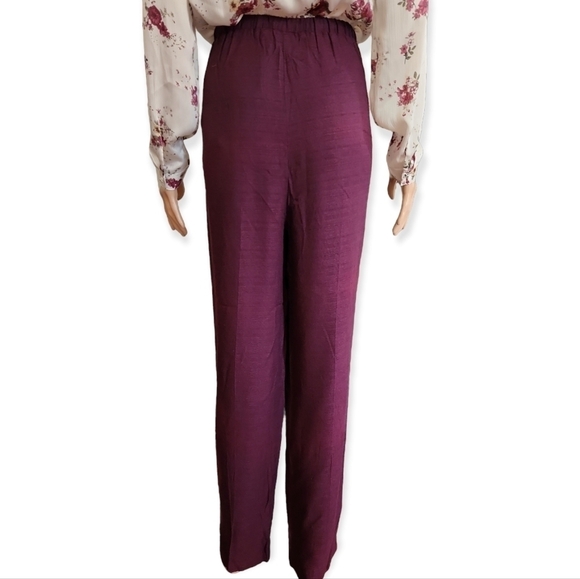 Alix Taylor Purple Straight Leg Trousers - Picture 4 of 7